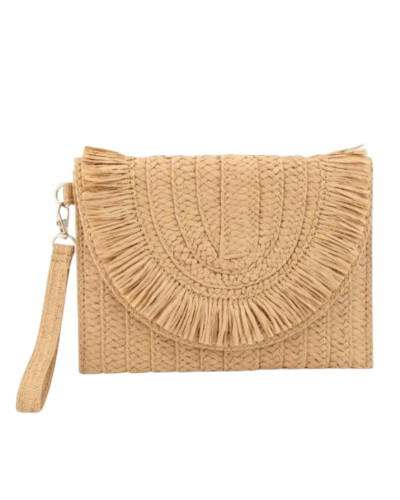 Cartera Rafia Marrón