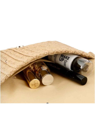 Cartera Rafia Marrón