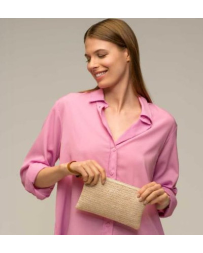 Cartera Rafia Beig