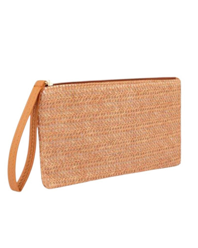 Cartera Rafia Marrón