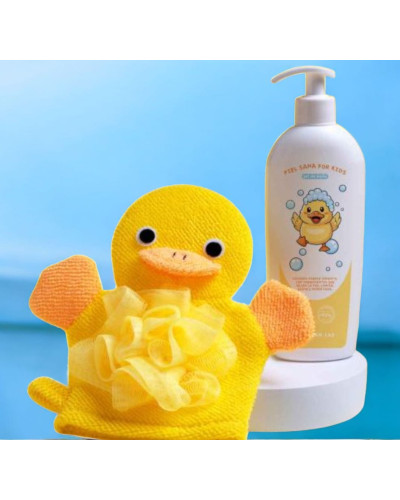 Gel de baño infantil-Manopla infantil baño