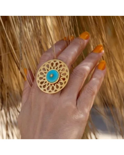 Anillo Mandala Cuarzo