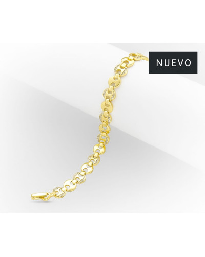 Pulsera Gold Filled Circulos