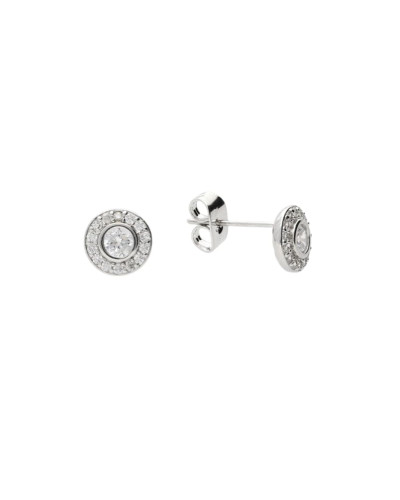 Pendientes Tennis Round Cut Pavé With Cristal
