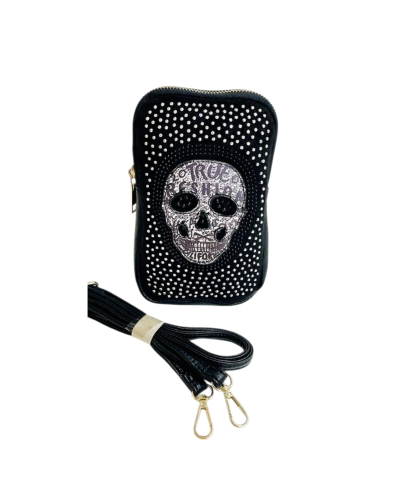 Cuelga movil de polipiel "Calavera"
