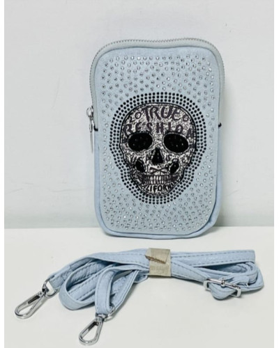 Cuelga movil de polipiel "Calavera"