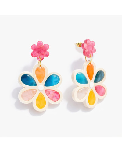 Pendientes flores y petalos