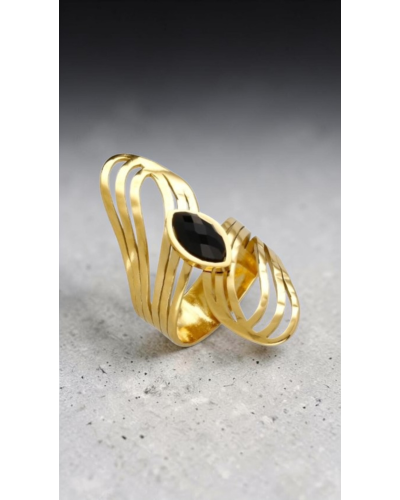 Anillo Lanzadera Cristal Black