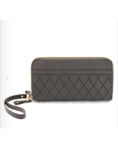 Monedero Polipiel Gris